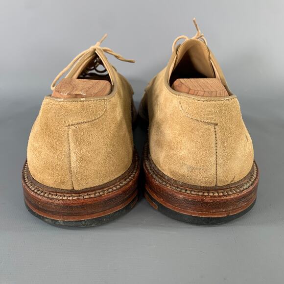 ALDEN Size 8.5 Tan Suede Derby Lace Up Shoes main image 4